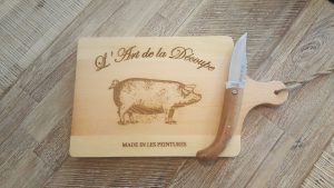 Planche à découper gravé