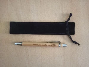 Stylo bambou personnalisé