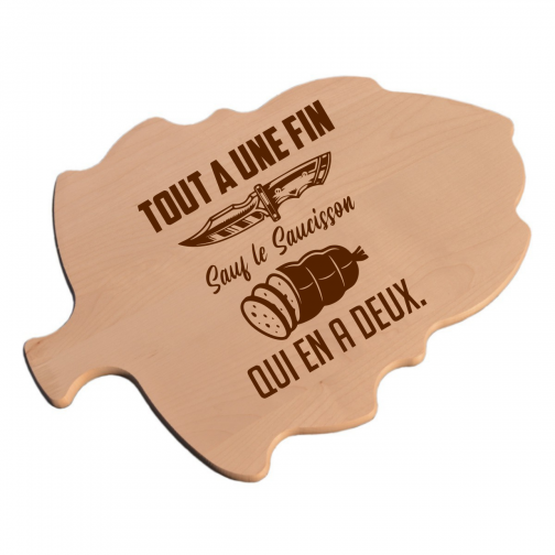 Planche en bois en forme de feuille Personnalisée – Image 4