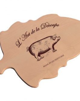 Planche en bois en forme de feuille Personnalisée