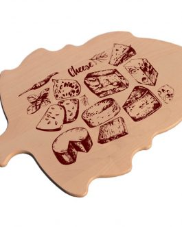 Planche en bois en forme de feuille Personnalisée