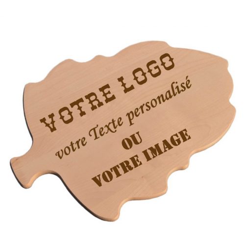 Planche en bois en forme de feuille Personnalisée – Image 3