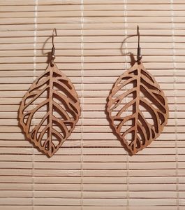 Boucles d’oreilles en bois