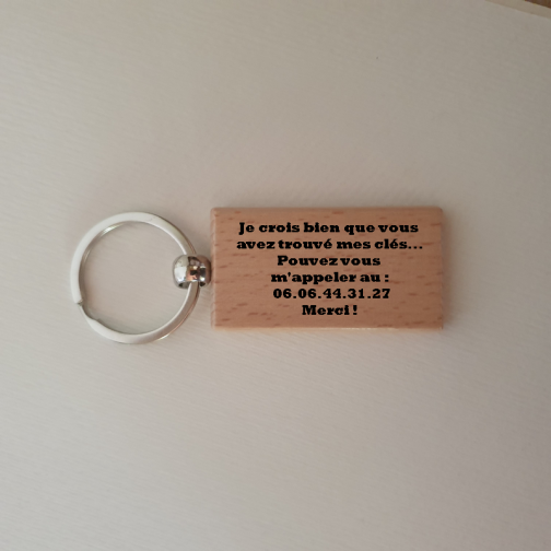 Porte clés bois – Image 6