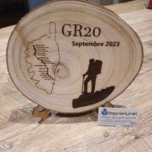 Trophée en bois